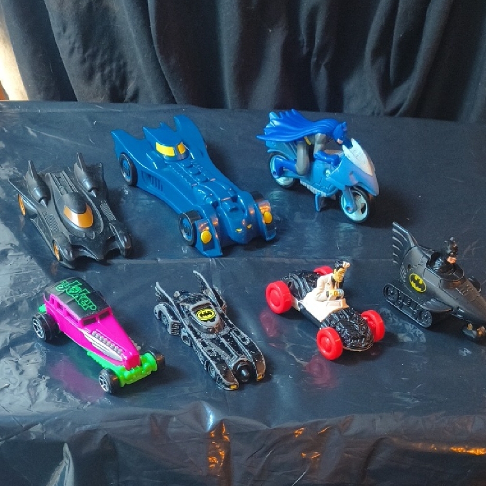 Batman Batmobile Batcycle & Villan Vehicle Collection Vintage & Modern